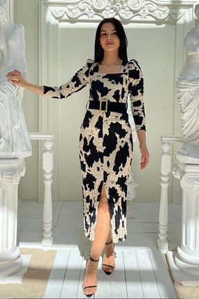 لباس مشکی زنانه بافتنی Madmext - کد 924338070