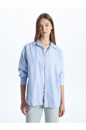 پیراهن آبی زنانه Relaxed LC Waikiki - کد 904125413