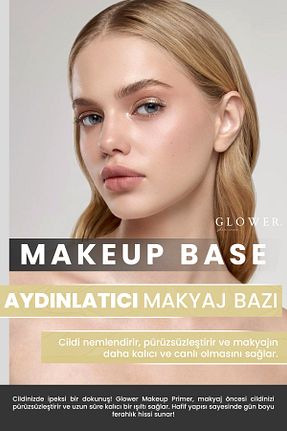 دستمال آرایش سفید GLOWER SKİN CARE - کد 924154333