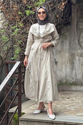 کلاه و ابایا طوسی زنانه پلی استر Nurcan Çetin - کد 924338418