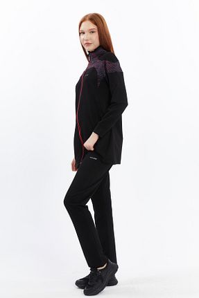 ست گرمکن حجاب مشکی زنانه رگولار POLO SPEED - کد 927269074
