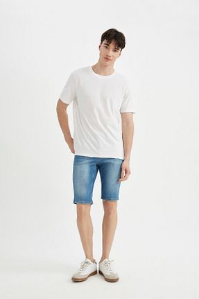 شلوارک و برمودا آبی مردانه Skinny Defacto - کد 853515722