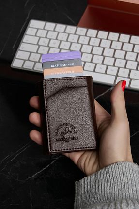کیف پول قهوه ای زنانه سایز متوسط Blatoune Polo - کد 865172269