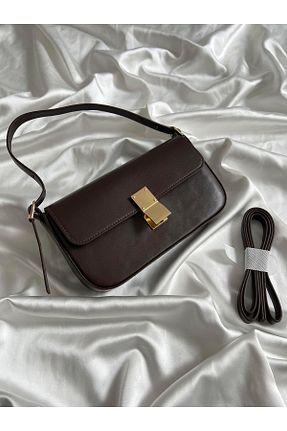 کیف دوشی قهوه ای زنانه Mia Collection - کد 924356689