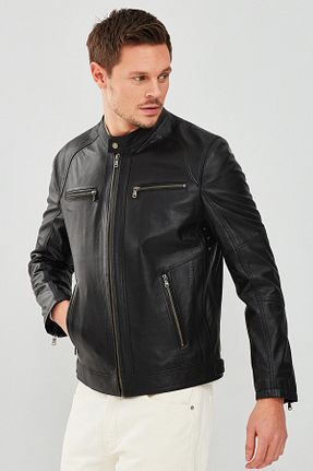 کاپشن مشکی مردانه رگولار Derimod - کد 31234997