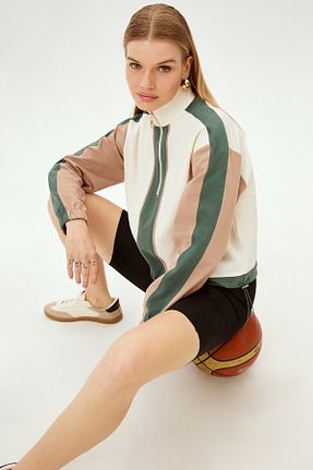سوئیشرت رنگی زنانه ساده Allyco - کد 923530545