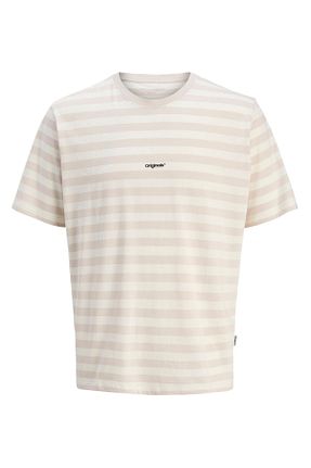 تیشرت طوسی مردانه یقه دوچرخه Jack & Jones - کد 893536519
