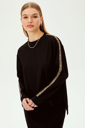 سوئیشرت رنگی زنانه ساده Allyco - کد 923536347