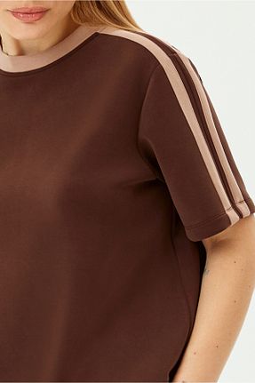 تیشرت رنگی زنانه اورسایز Allyco - کد 923489583