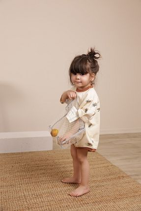 سرهمی بژ بچه گانه آستین سه ربع OhlalaKoala - کد 917840726