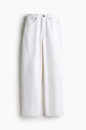 شلوار جین زنانه پاچه پهن H&M - کد 924395626