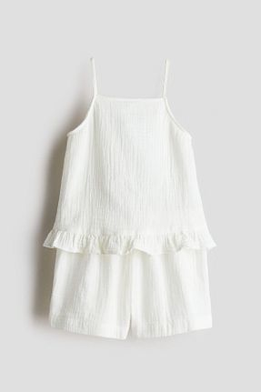 ست بالاتنه و پائین تنه بچه گانه پنبه ای H&M - کد 925039230