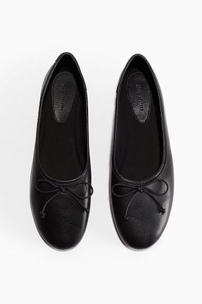 بوت / نیم بوت مشکی زنانه چرم مصنوعی H&M - کد 925039440