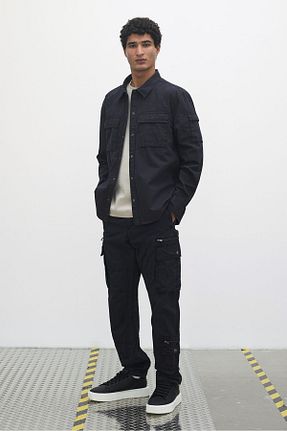 پیراهن مشکی مردانه رگولار H&M - کد 924395669