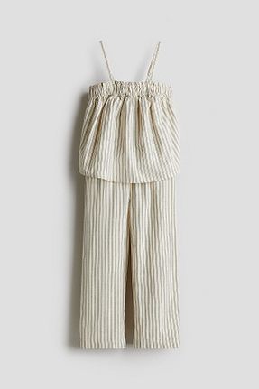 ست بالاتنه و پائین تنه بژ بچه گانه H&M - کد 925039632