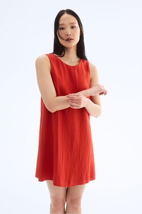 لباس قرمز زنانه بافتنی H&M - کد 924395965