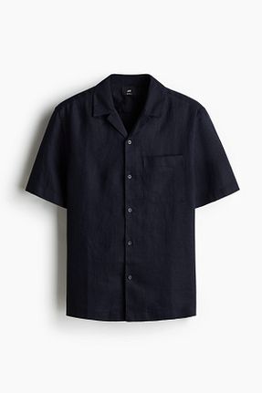 پیراهن سرمه ای مردانه رگولار H&M - کد 924396491