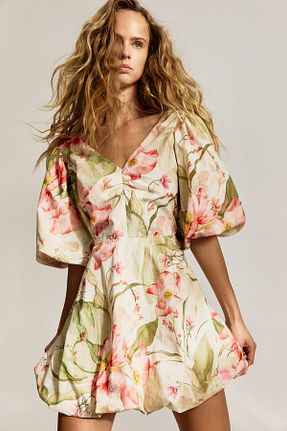 لباس سفید زنانه بافتنی H&M - کد 924394991
