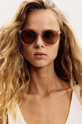 عینک آفتابی صورتی زنانه 50 H&M - کد 924396553