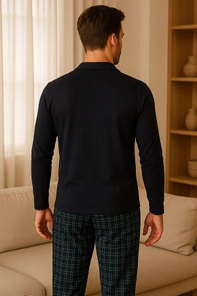 ست لباس راحتی رنگی مردانه %100 پنبه Pijamaevi - کد 924396202