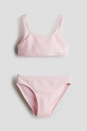 ست بیکینی صورتی بچه گانه پلی آمید H&M - کد 924394953