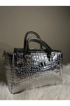 کیف دستی طوسی زنانه ابعاد کوچک shop - کد 924429444
