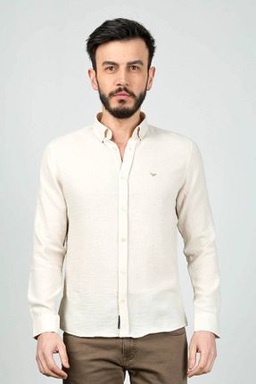 پیراهن بژ مردانه رگولار Cazador - کد 892331898