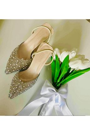کفش مجلسی بژ زنانه پلی اورتان DC DONNA - کد 924440189