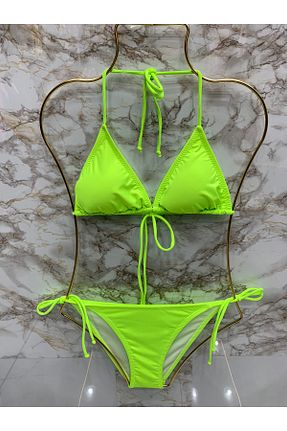 ست بیکینی رنگی زنانه پارچه XORVİO - کد 904629609