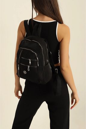 کوله پشتی مشکی زنانه سایز متوسط FHD BAGS - کد 924467271