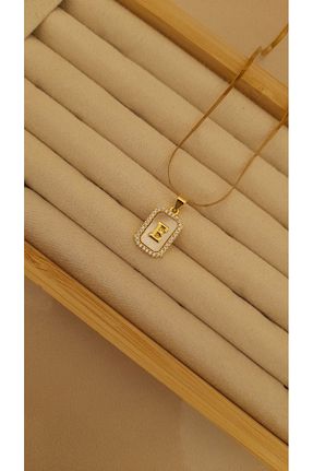 گردنبند استیل ( فولاد ) طلائی زنانه استیل (فولاد) Tişt Accessory - کد 924490026