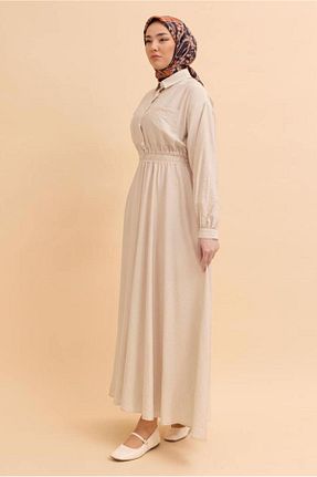 لباس حجاب بژ زنانه رگولار TRENDTESETTÜR - کد 924505372