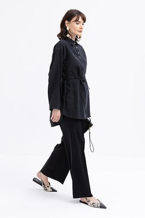 تونیک حجاب مشکی زنانه بافتنی ALLDAY - کد 924509455