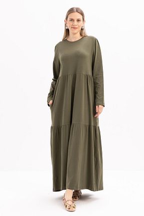 لباس حجاب خاکی زنانه رگولار ALLDAY - کد 924508651