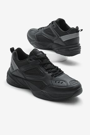 کفش اسنیکر مشکی زنانه بند دار Tonny Black - کد 924512239