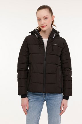 کاپشن مشکی زنانه رگولار Lumberjack - کد 880084242