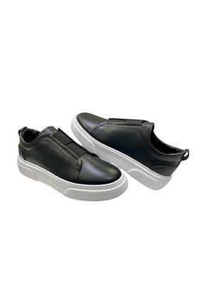 کفش کژوال مشکی مردانه چرم خالص SULA - کد 924520948