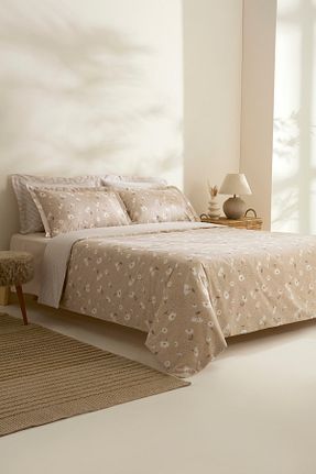 روتختی دونفره بژ پنبه ای Karaca Home - کد 924521896