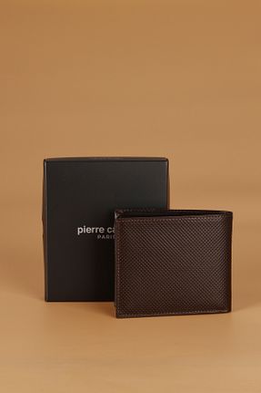 کیف پول قهوه ای مردانه سایز متوسط Pierre Cardin - کد 925088041