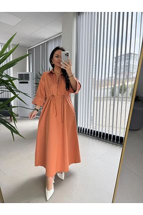 لباس نارنجی زنانه بافتنی caddstore - کد 924535422