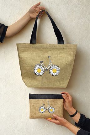 کیف ساحلی متالیک زنانه حصیر Woys Bags - کد 707192249