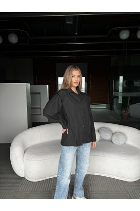 پیراهن مشکی زنانه Relaxed TamSeninTarzin - کد 902714230