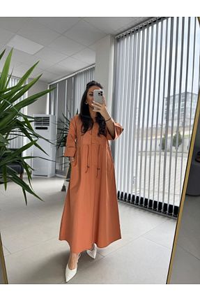 لباس نارنجی زنانه بافتنی caddstore - کد 924535422