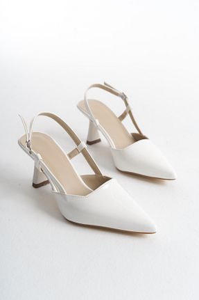 کفش استایلیتو سفید پاشنه نازک Shoesers - کد 897746958
