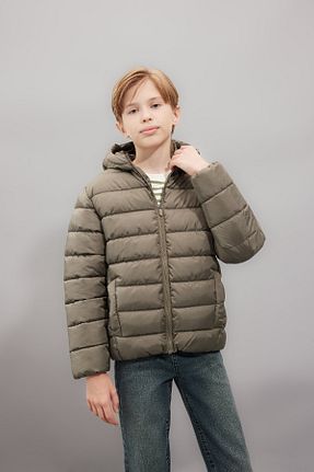 کاپشن خاکی بچه گانه رگولار Defacto - کد 858911339