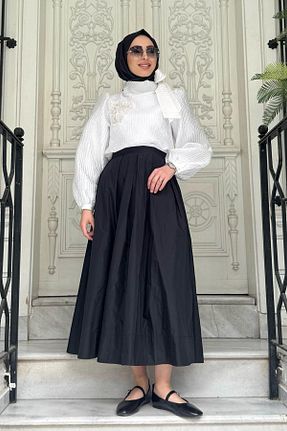 بلوز حجاب سفید زنانه پنبه ای Kayra - کد 924567748