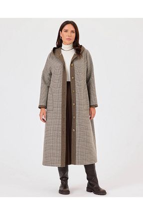 کلاه و ابایا قهوه ای زنانه رگولار Gala-Xi - کد 924564834