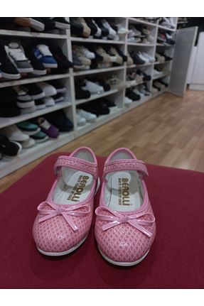 بابت صورتی بچه گانه چرم مصنوعی emin kundura - کد 924573492