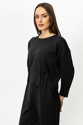 بلوز مشکی زنانه ساده ON - کد 900619518
