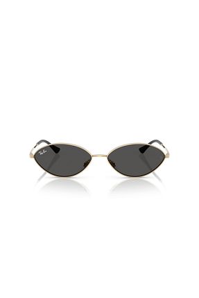 عینک آفتابی طلائی زنانه 56 Ray-Ban - کد 924585759